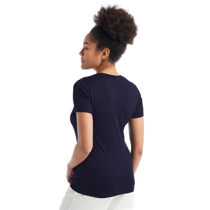 Icebreaker Tech Lite II SS Tee Moon Sonnet midnight navy Damen T-Shirt