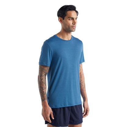 Icebreaker Sphere II SS Tee azul Herren Merino T-Shirt
