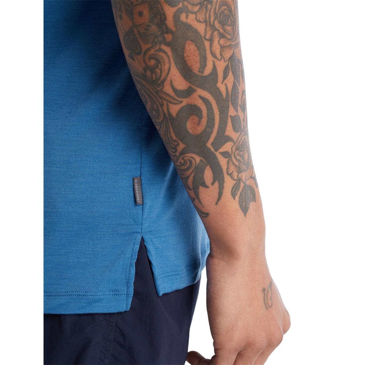 Icebreaker Sphere II SS Tee azul Herren Merino T-Shirt, Bild 4 von 6