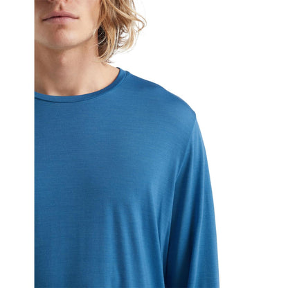 Icebreaker Sphere II LS Tee azul Herren Merino Longsleeve