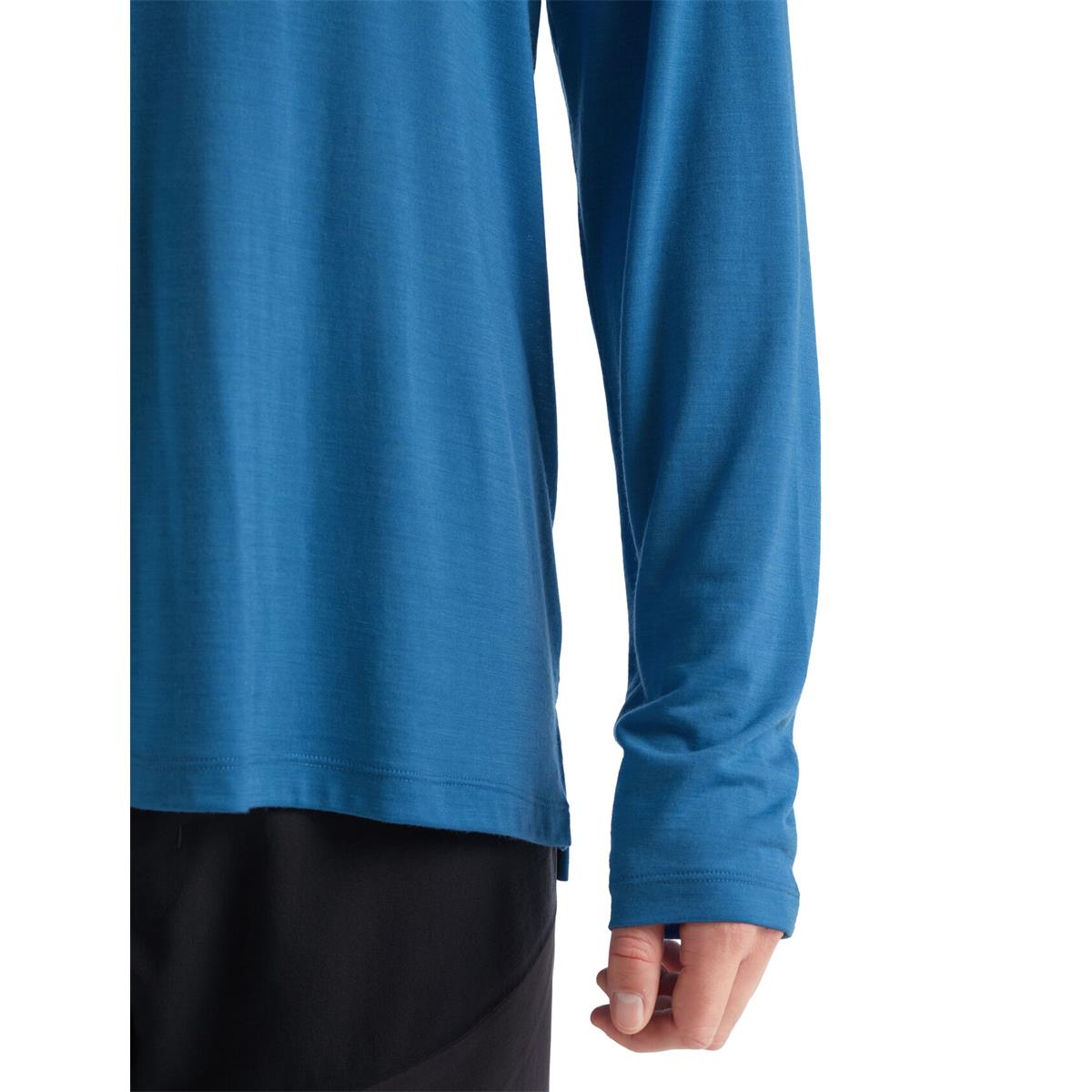 Icebreaker Sphere II LS Tee azul Herren Merino Longsleeve