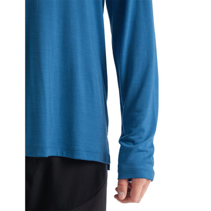 Icebreaker Sphere II LS Tee azul Herren Merino Longsleeve