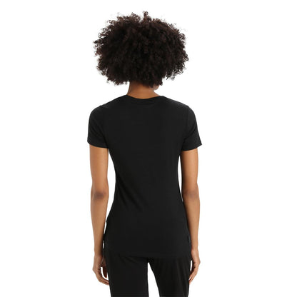 Icebreaker W Sphere II SS Tee Mountain Geology black Damen T-Shirt