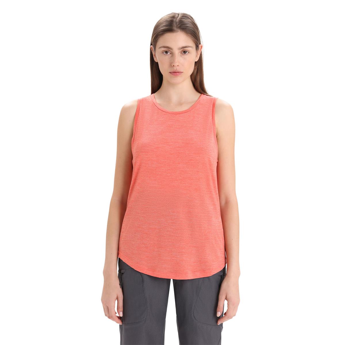 Icebreaker W Sphere II Tank vibrant earth heather Damen Top, Bild 3 von 5