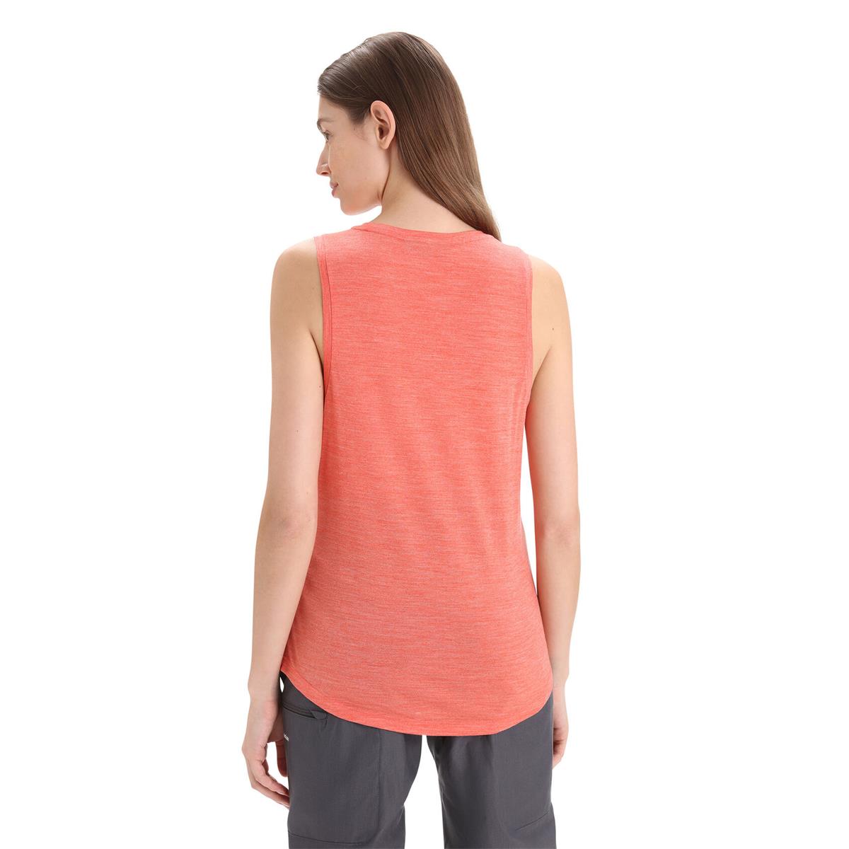 Icebreaker W Sphere II Tank vibrant earth heather Damen Top, Bild 4 von 5