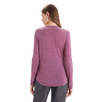 Icebreaker W Sphere II LS Tee go berry Damen Longsleeve