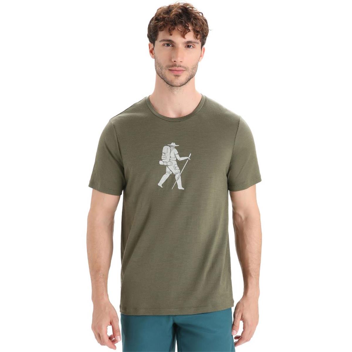 Icebreaker M Tech Lite II SS Tee Trail Hiker loden Herren T-Shirt