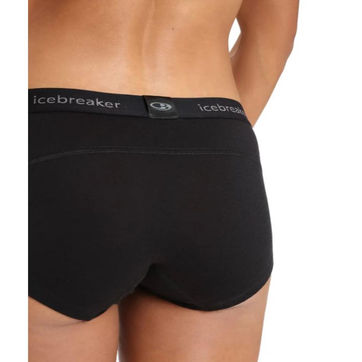 Icebreaker W 200 Oasis Boy shorts black Damen Unterhose