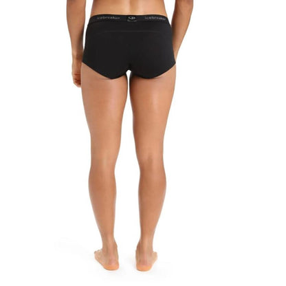 Icebreaker W 200 Oasis Boy shorts black Damen Unterhose