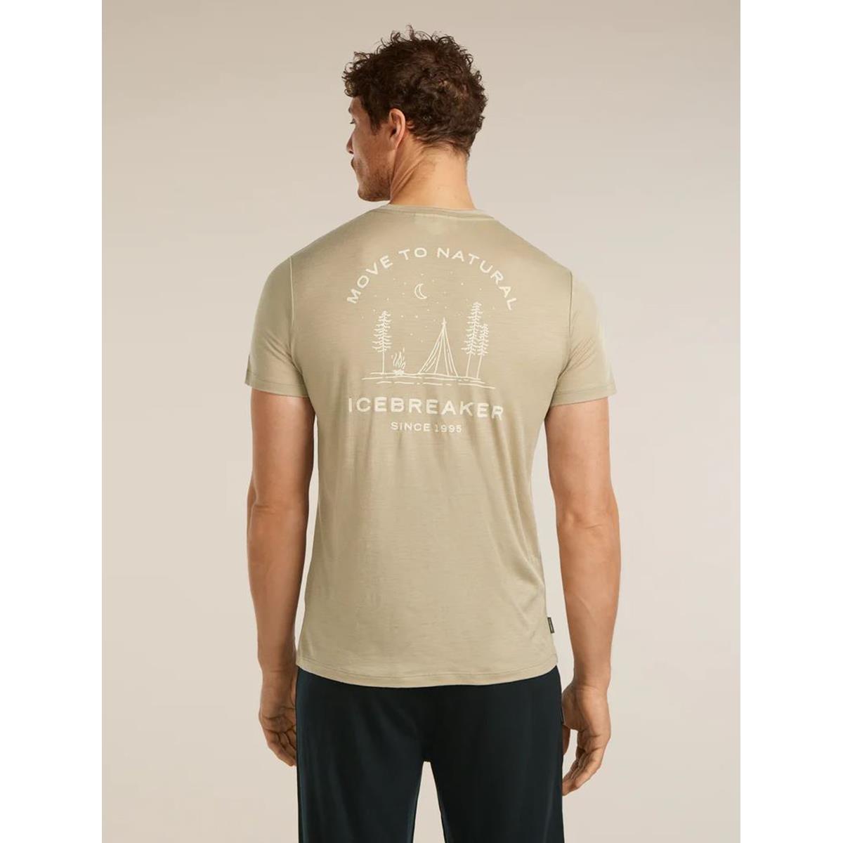 Icebreaker M Mer 150 Tech Lite SS Tee Pass flagston Herren T-Shirt, image 2 of 4