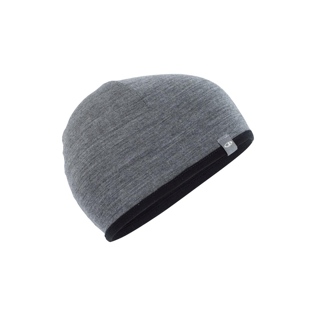Icebreaker Merino Pocket Mütze Unisex black / gritstone heather