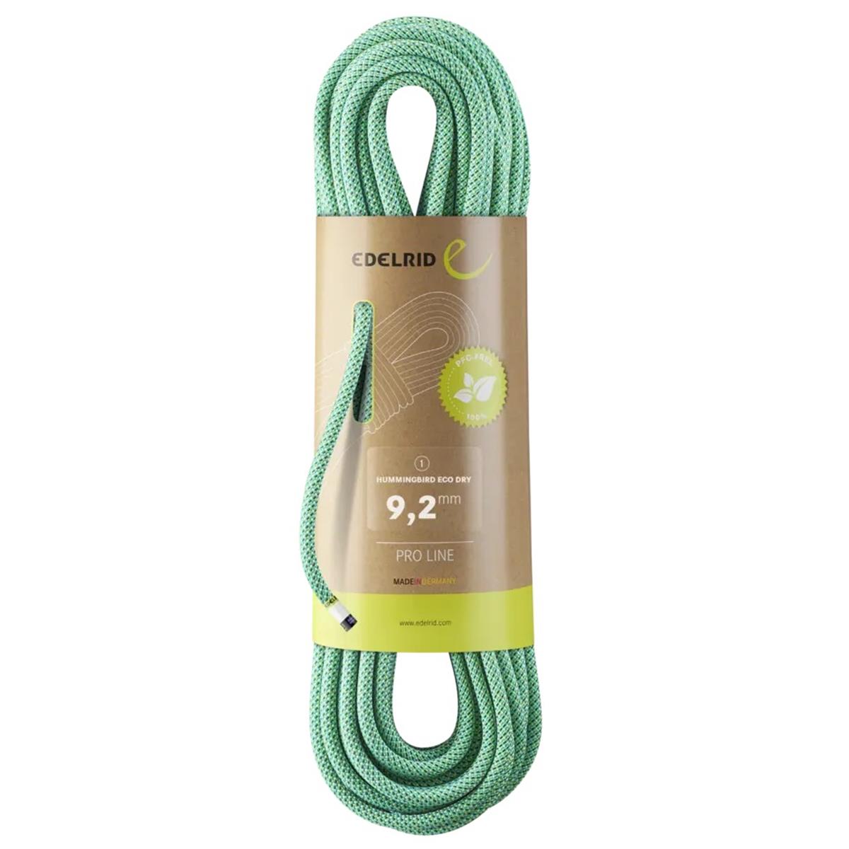 Edelrid Hummingbird Eco Dry 9,2mm icemint citrus