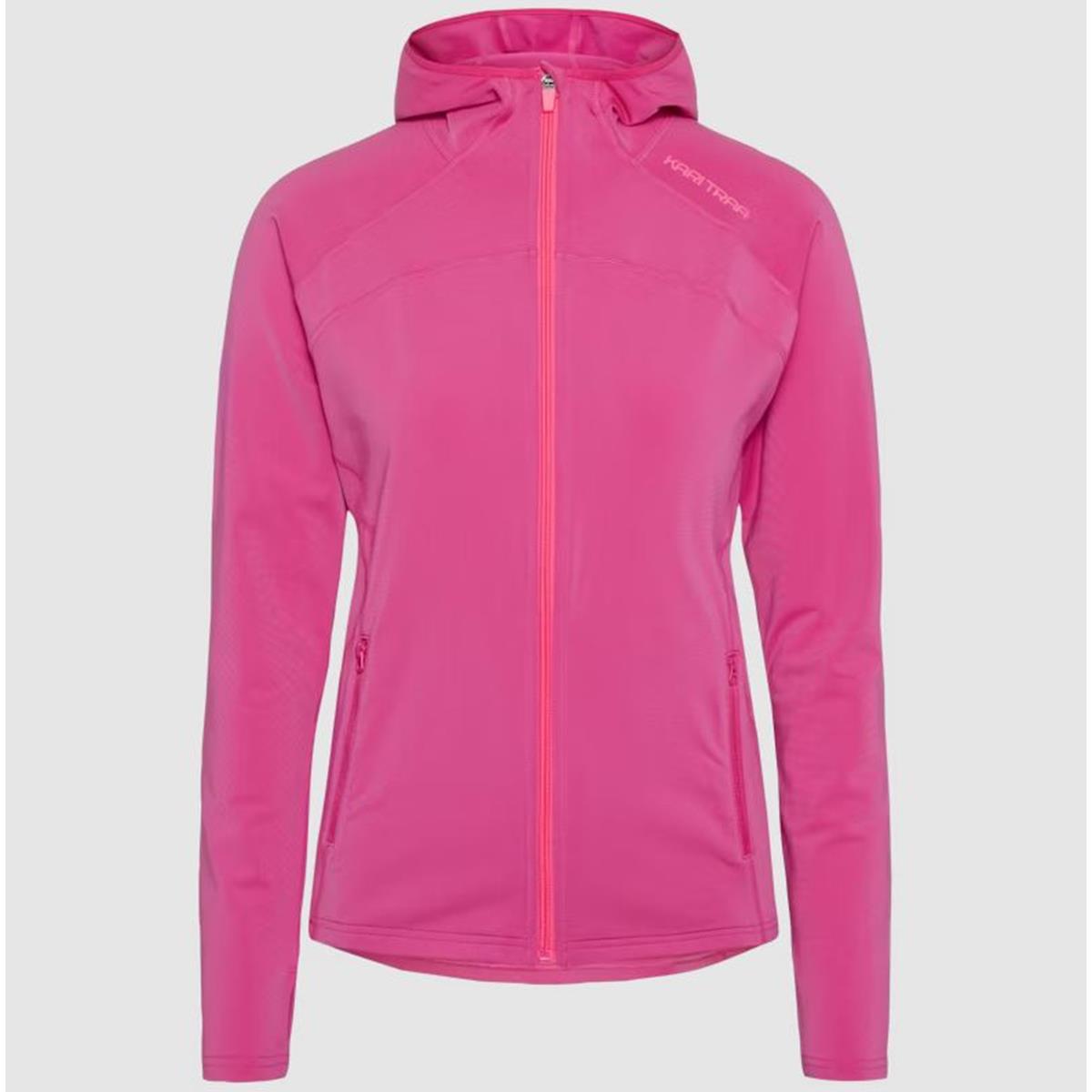 Kari Traa Mija Hooded Fleece berry Damen Fleecejacke