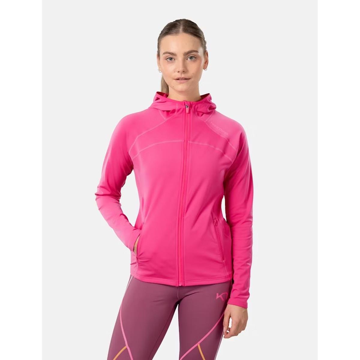 Kari Traa Mija Hooded Fleece berry Damen Fleecejacke, Bild 3 von 4
