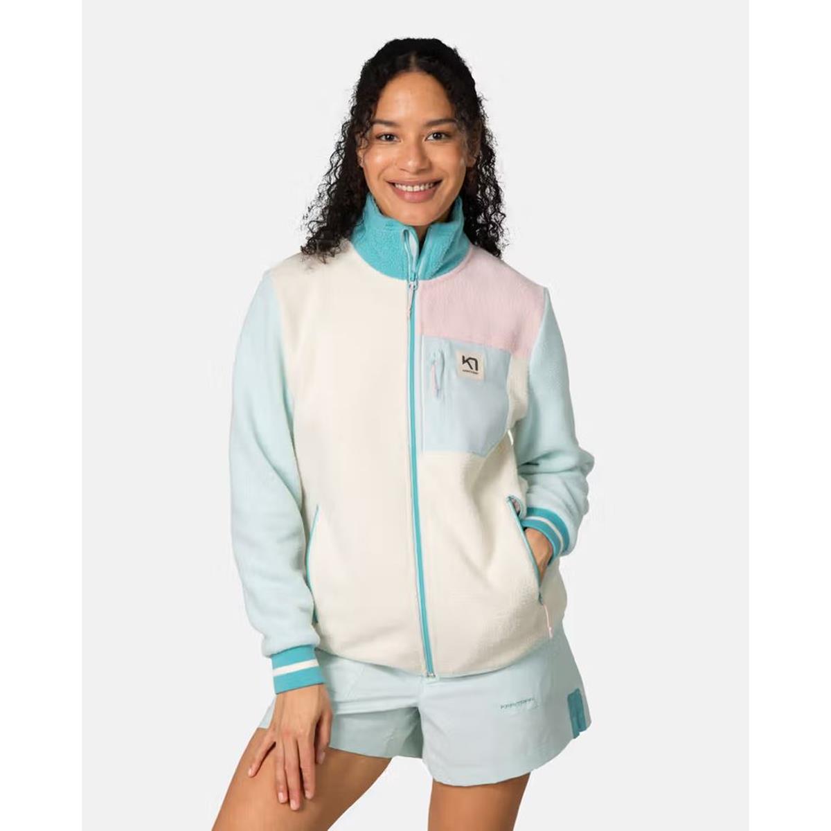 Kari Traa Rothe Midlayer aquatic Damen Fleecejacke