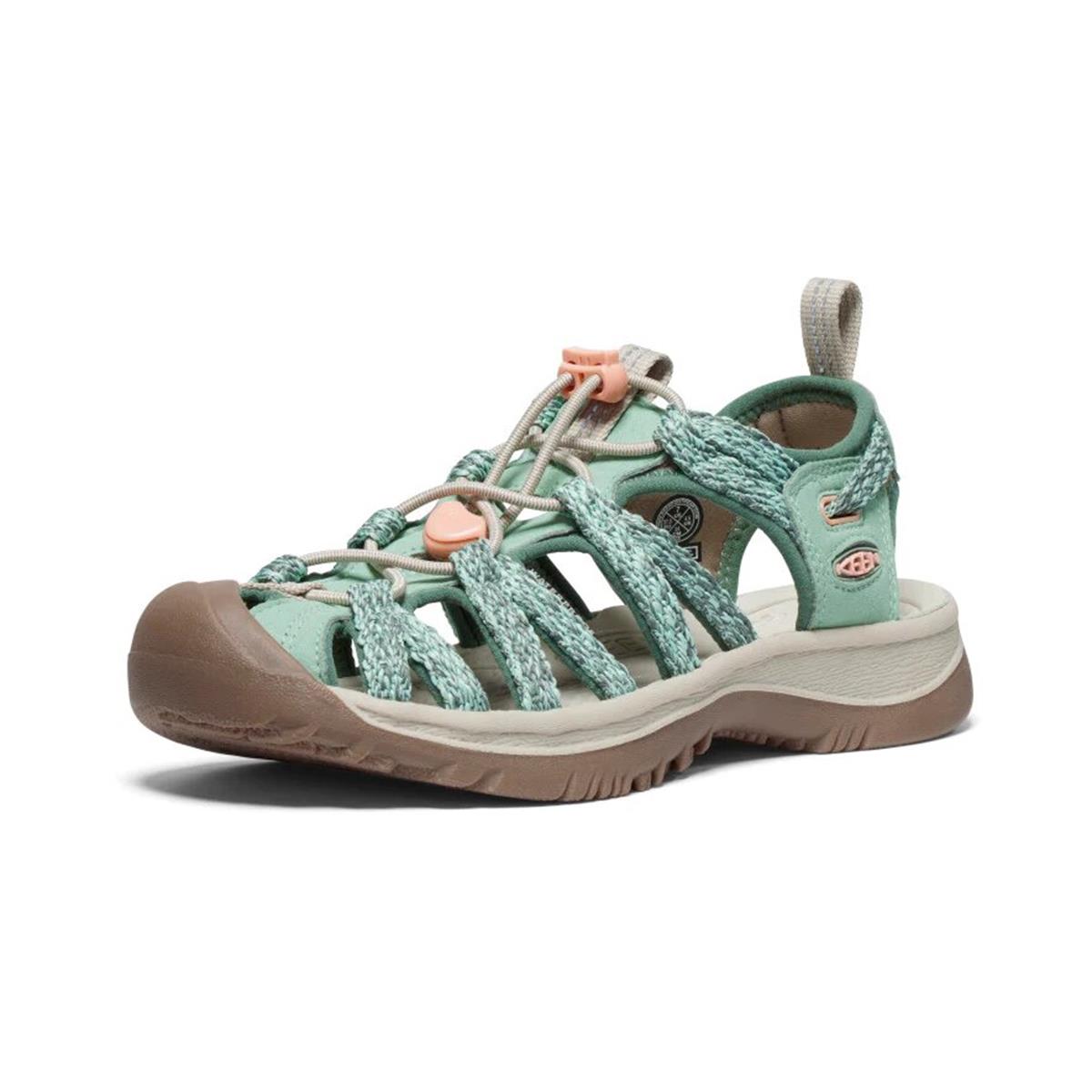 Keen Damen Whisper Sandalen Granite Green/ Peach Parfait
