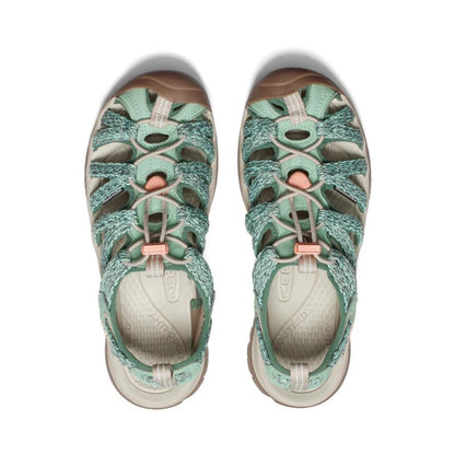 Keen Damen Whisper Sandalen Granite Green/ Peach Parfait