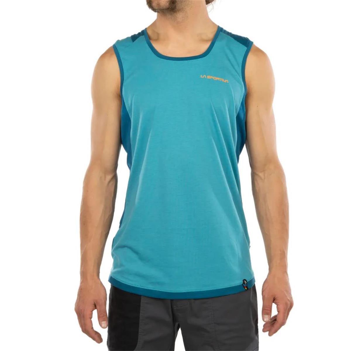 La Sportiva Crimp Tank topaz space blue Herren Kletter Top, Bild 3 von 4