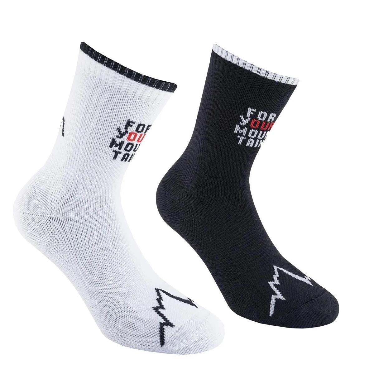 La Sportiva For Your Mountain Socks Schwarz/ Weiß
