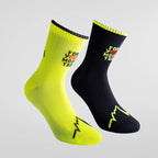 La Sportiva For Your Mountain Socks Black/ Neon
