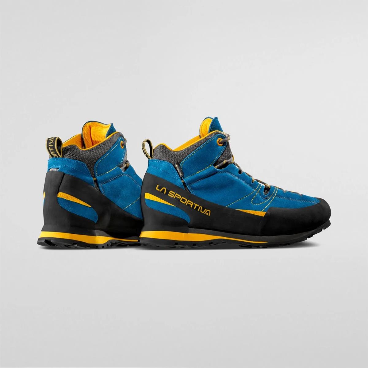 La Sportiva Boulder X Mid GTX Men blue yellow, Bild 5 von 7