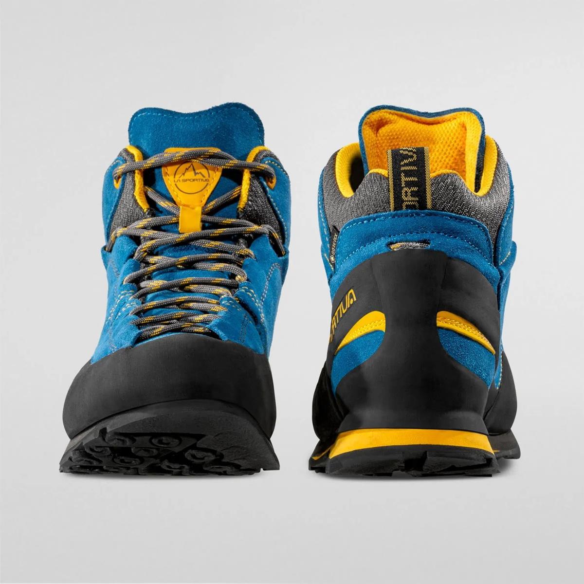La Sportiva Boulder X Mid GTX Men blue yellow, Bild 6 von 7