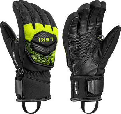 LEKI WCR Core TR Junior - black-neonyellow