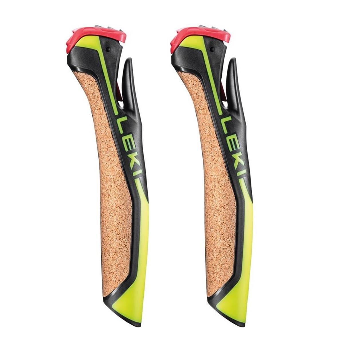 Leki Nordic Shark Cork 16mm neon yellow black