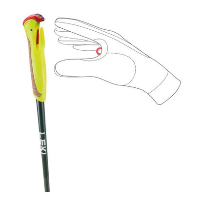 Leki Walker XS green metallic olivgreen white