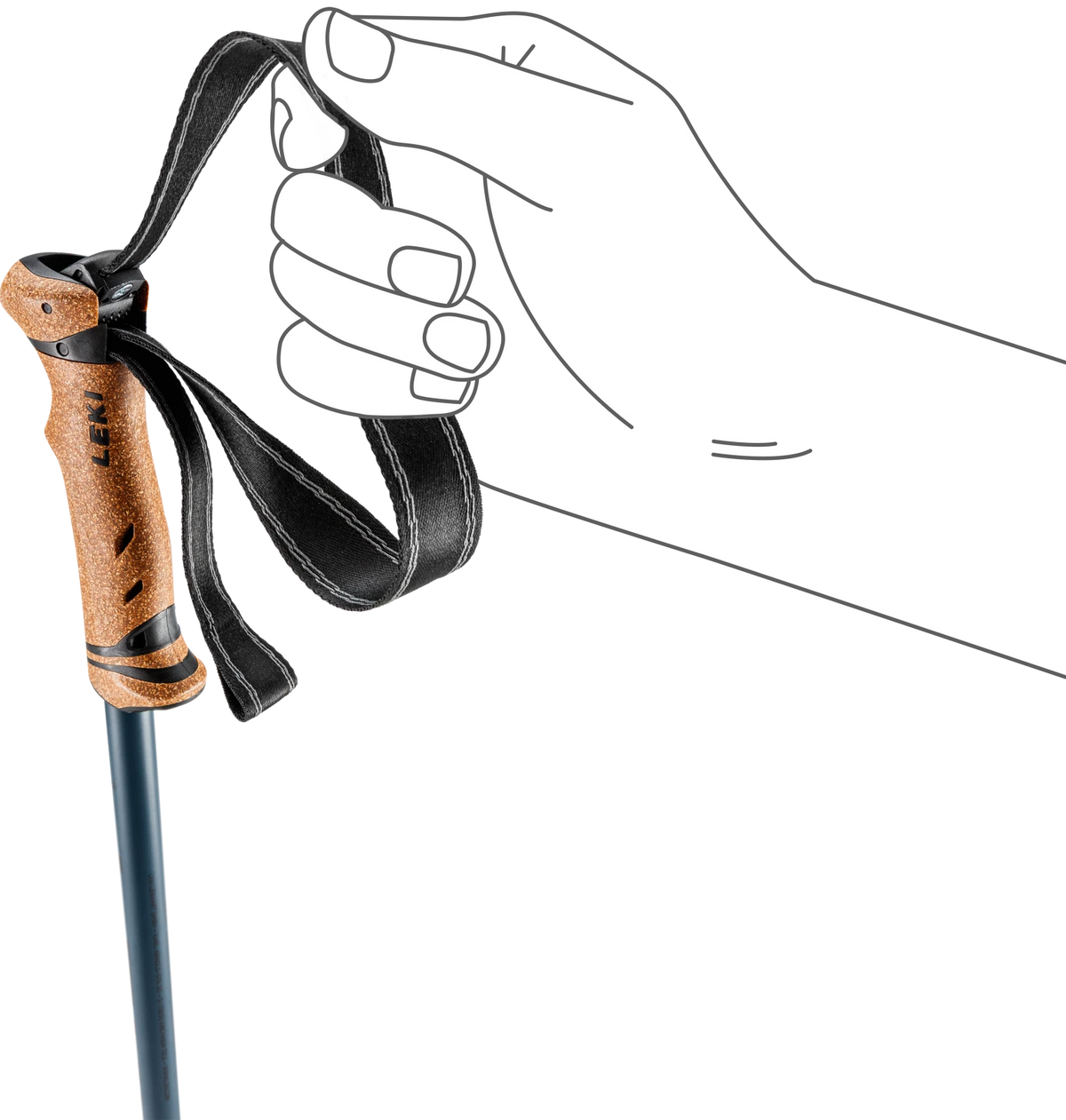 LEKI Legacy Lite AS - black-denimblue-white