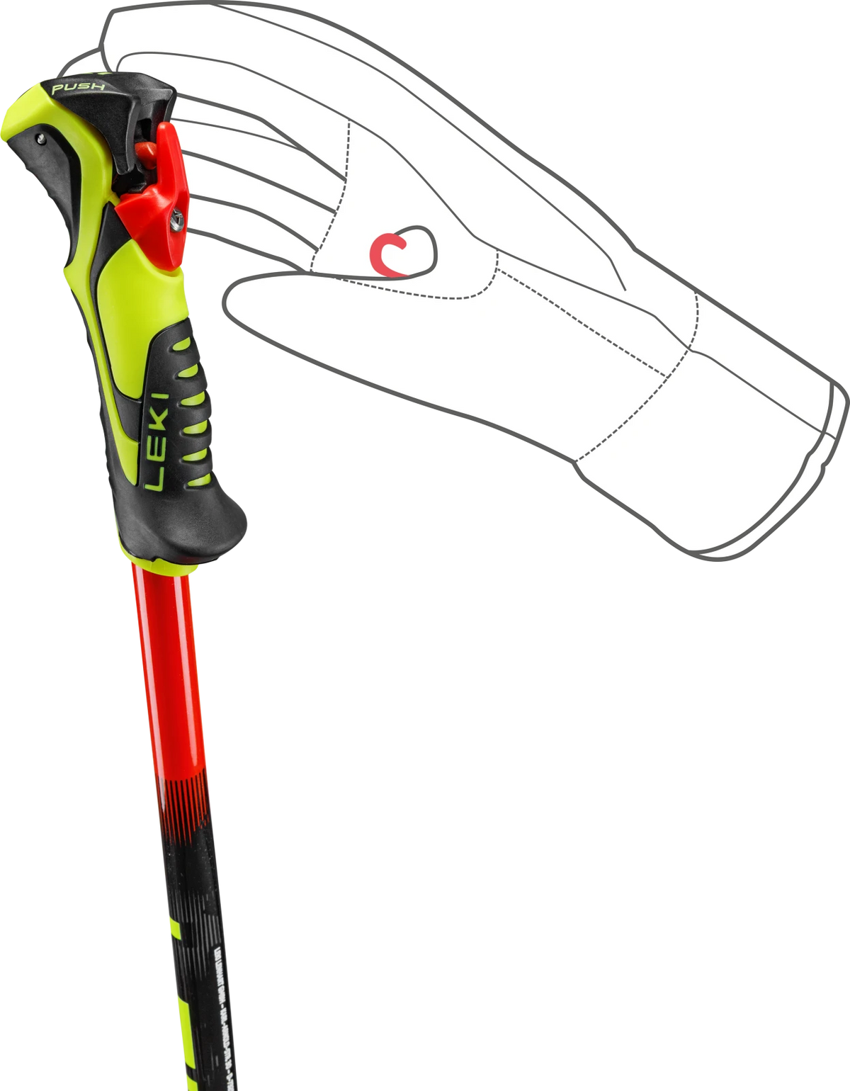 LEKI WCR Evo Lite SL TR bright - red-violet-neonyellow, image 5 of 6