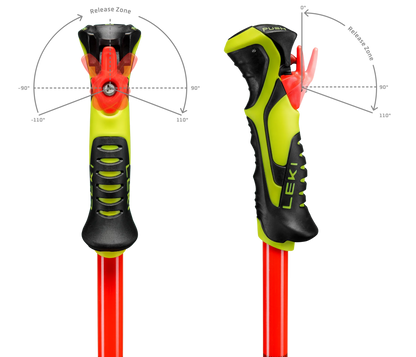 LEKI WCR Evo Lite SL TR bright - red-violet-neonyellow