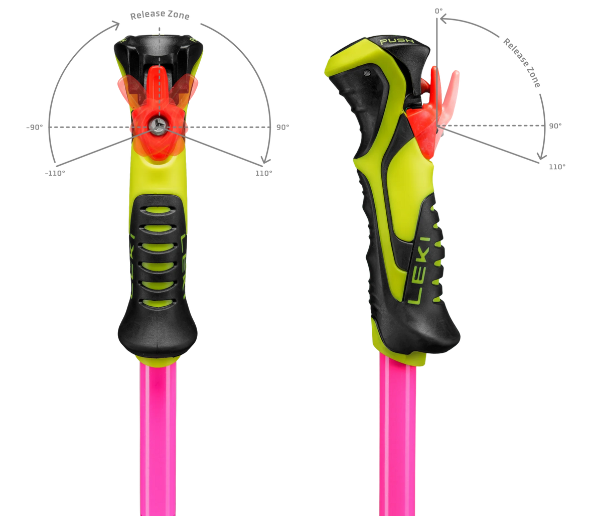 LEKI WCR Evo Lite SL TR - neonpink-neonorange-neonyellow, Bild 5 von 6