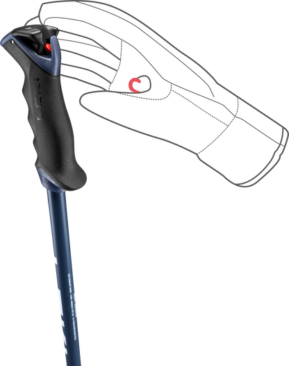 LEKI Voltec Lite TR - black-muted blue-white