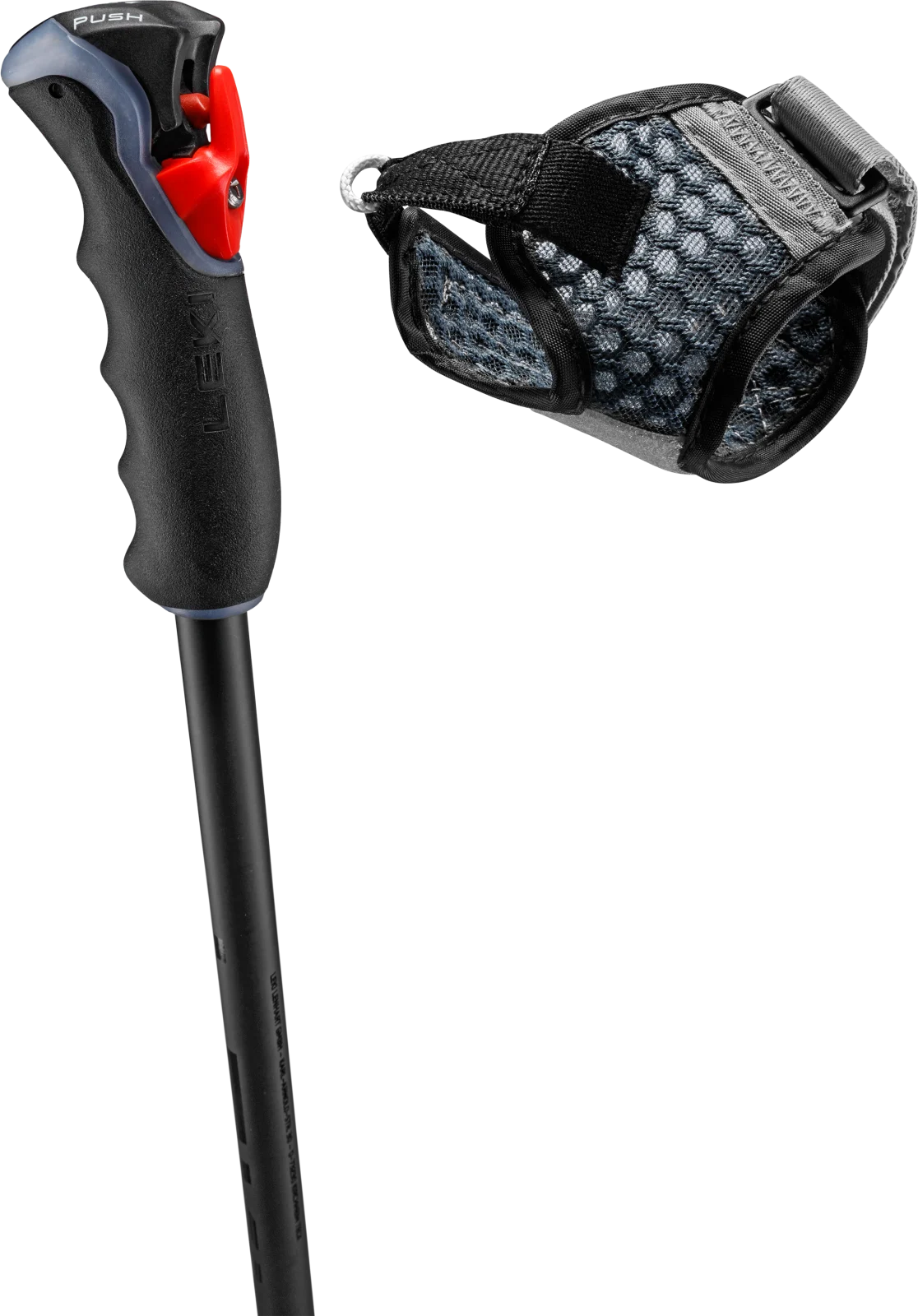 LEKI Black Venom GS TR - black-carbon structure