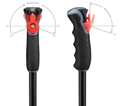 LEKI Black Venom GS TR - black-carbon structure