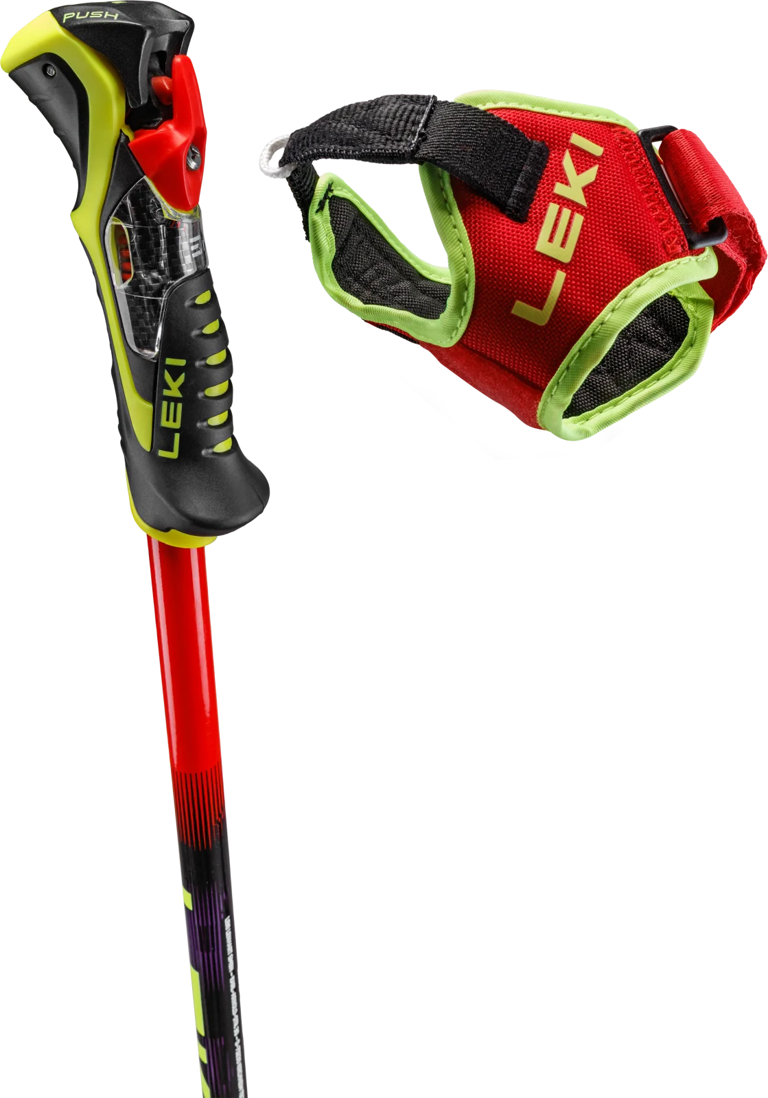 LEKI Venom SL TR - bright red-violet-neonyellow