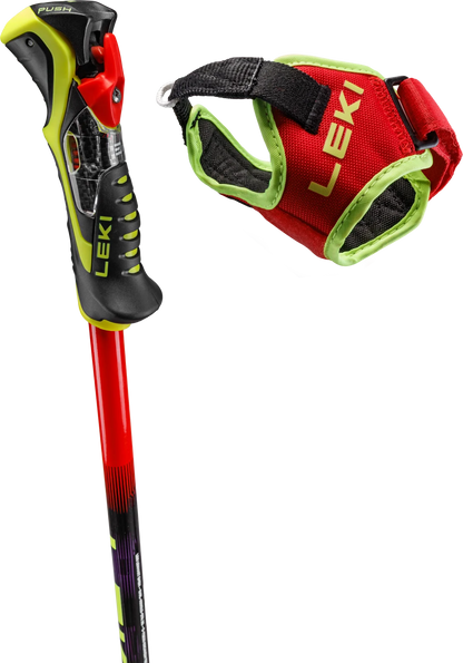 LEKI Venom SL TR - bright red-violet-neonyellow
