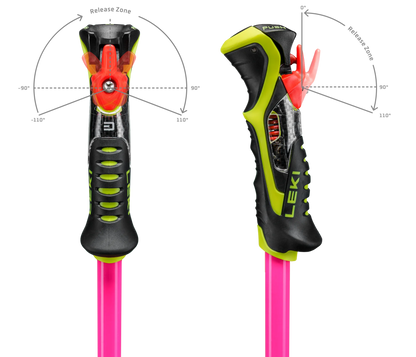 Leki Venom SL TR - neonpink-neonorange-neonyellow
