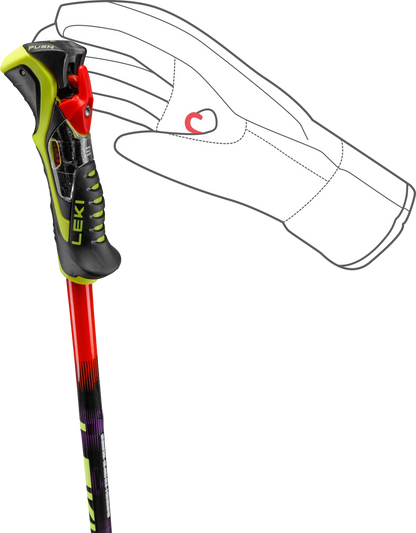 LEKI WCR Pro Lite SL TR bright - red-violet-neonyellow