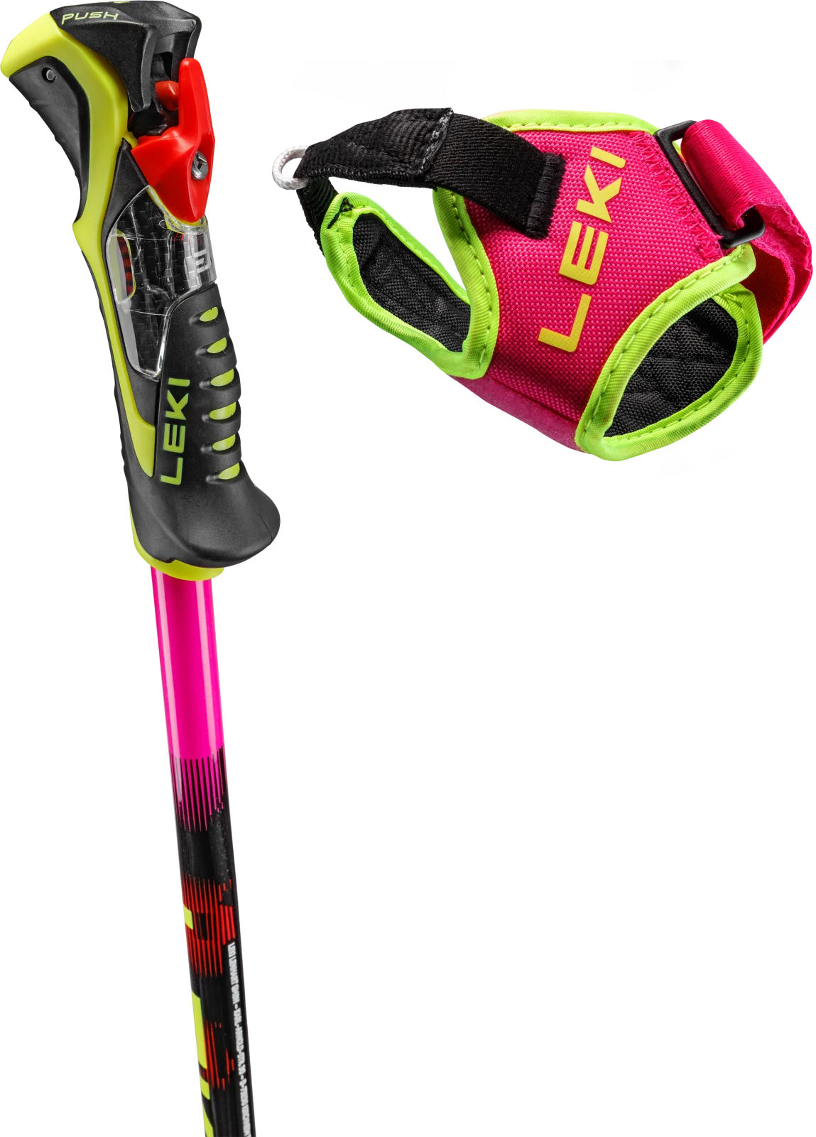 LEKI WCR Pro Lite SL TR - neonpink-neonorange-neonyellow