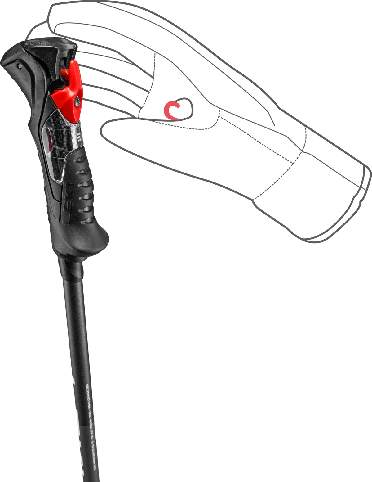 LEKI Carbon 14 TR - naturalcarbon-black-white, image 4 of 6