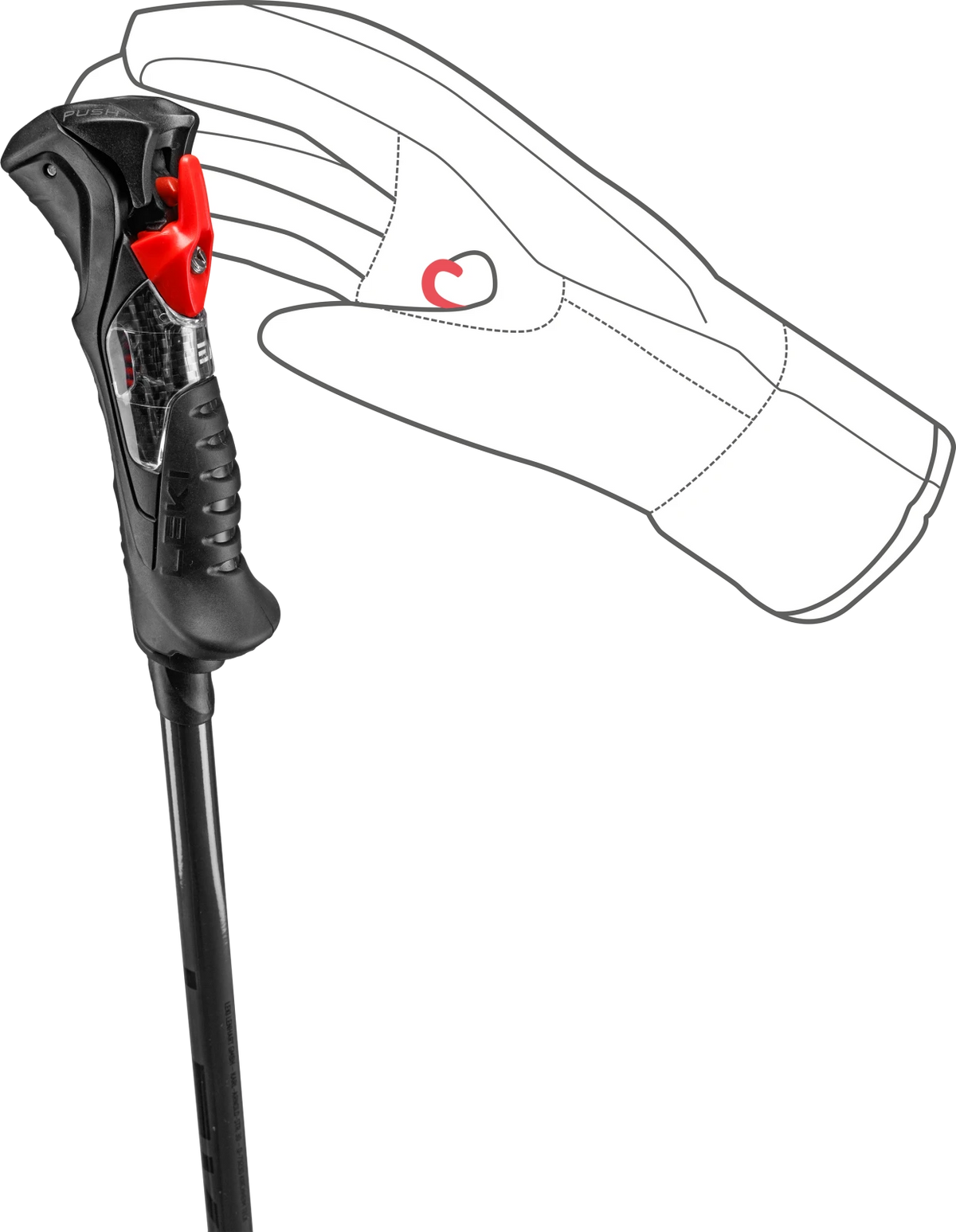 LEKI Airfoil 14 TR - black-dark anthracite