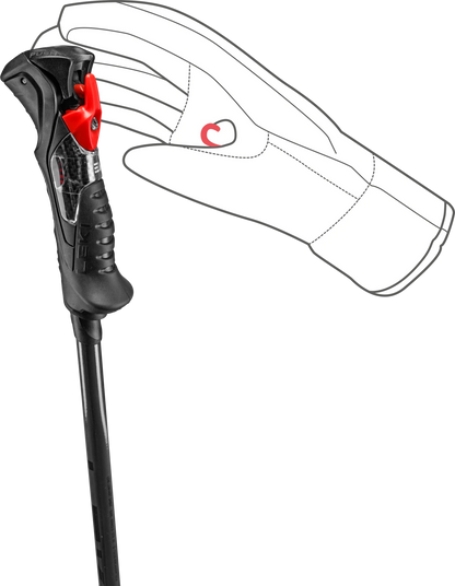 LEKI Airfoil 14 TR - black-dark anthracite
