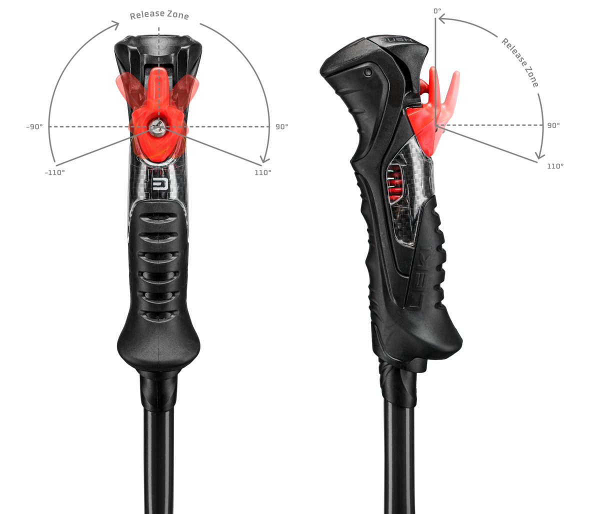 LEKI Airfoil 14 TR - black-dark anthracite