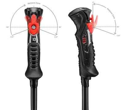 LEKI Airfoil 14 TR - black-dark anthracite