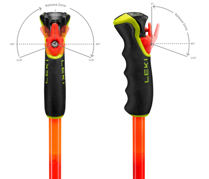 LEKI Wyldbird TR - neonorange-neonyellow-bright red