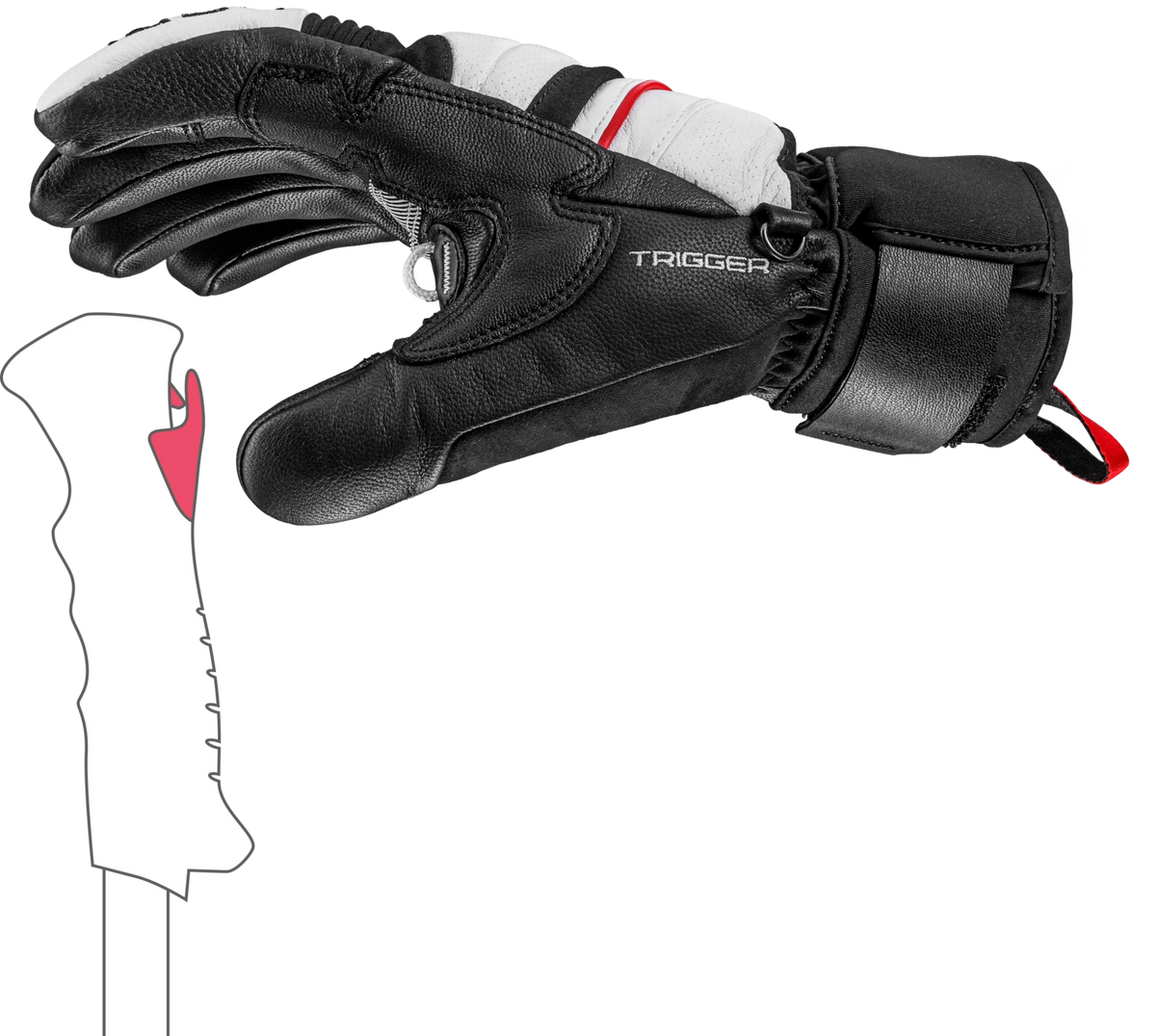LEKI Epicon TR - white/black/red, Bild 2 von 3