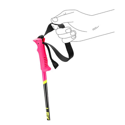 Leki Racing Kids - neonpink/black/neonyellow