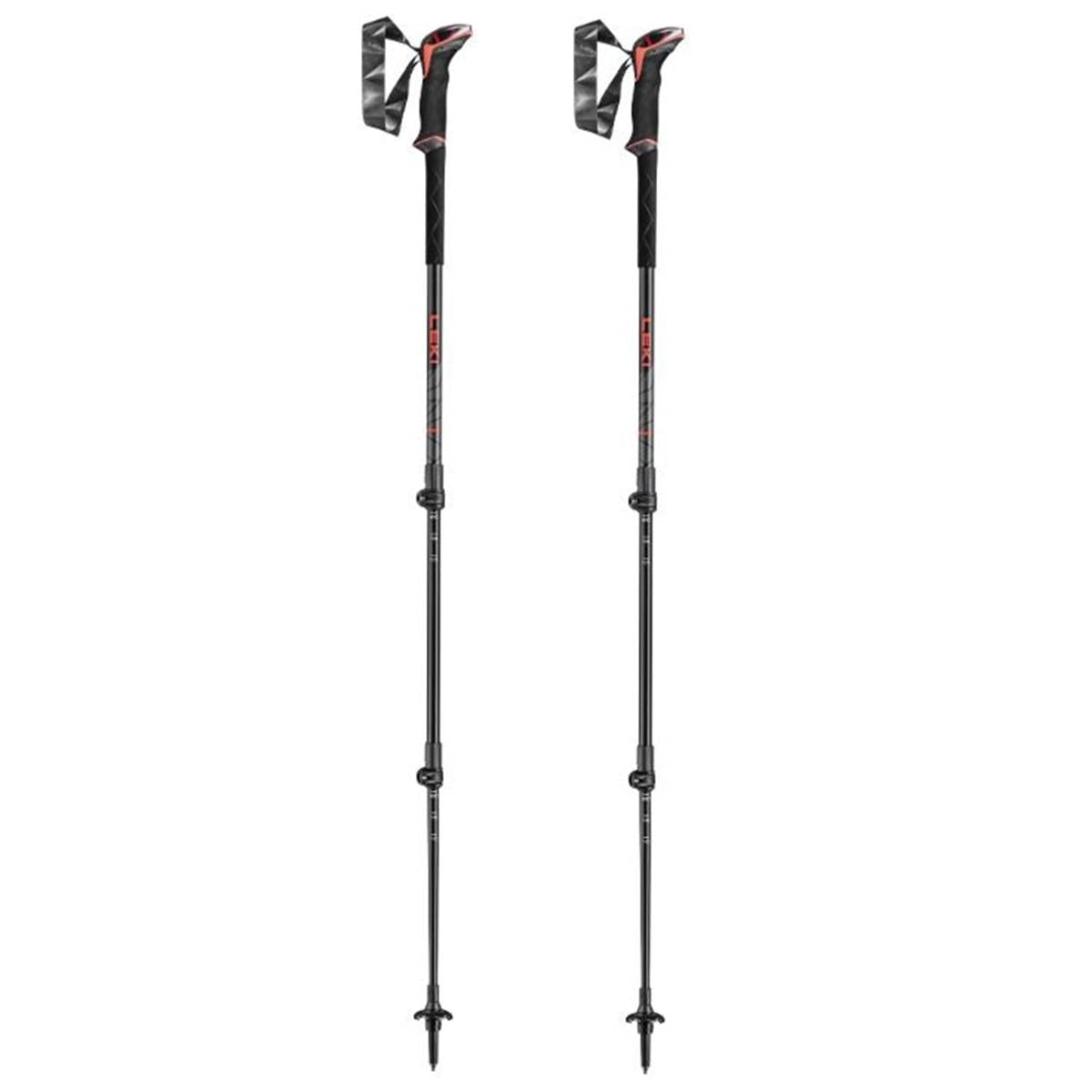 Leki Makalu bright red black dark anthracite